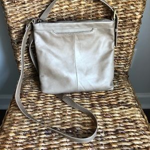 Hobo Toby Taupe Crossbody Bag